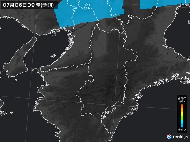 奈良県のpm2 5分布予測 日本気象協会 Tenki Jp