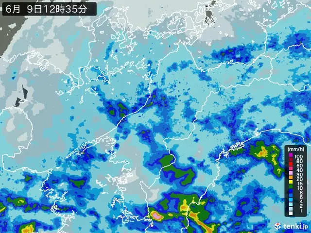 愛媛県の雨雲レーダー(実況) - 日本気象協会 tenki.jp
