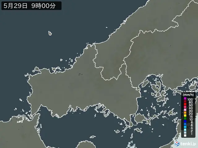 山口県の雨雲レーダー(予報) - 日本気象協会 tenki.jp