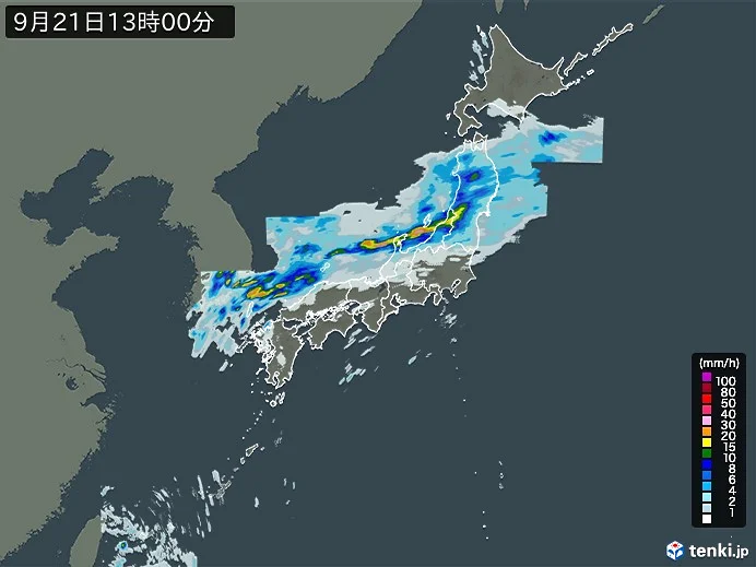 雨雲レーダー(予報)(旧:雨雲の動き) - 日本気象協会 tenki.jp